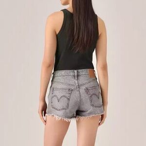 Levis grey 501 cutoff shorts size 28